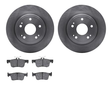 6502-59508, Rotors With 5000 Advanced Brake Pads